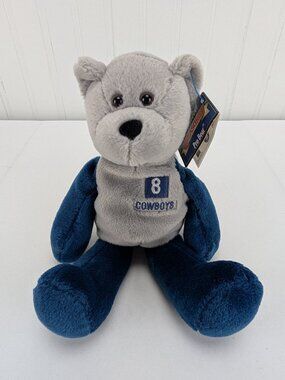 Limited Treasures Pro Bear Dallas Cowboys Troy Aikman #8 Beanie Plush 1999 Tags